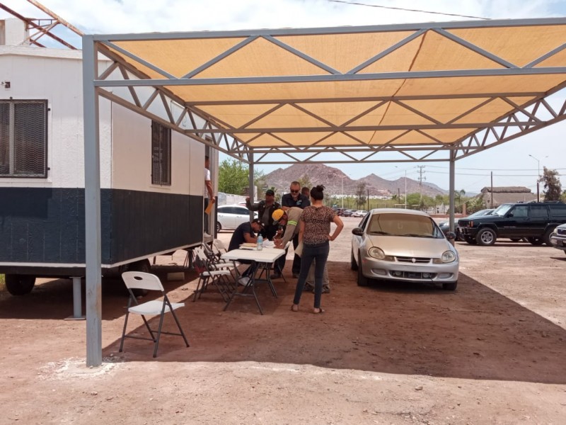 Sin citas en módulo REPUVE Guaymas