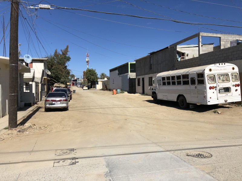 Sin concluir obras en la colonia 4 de marzo