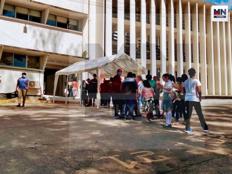 Sin contratiempos vacunación Covid en menores con comorbilidades en Tuxpan