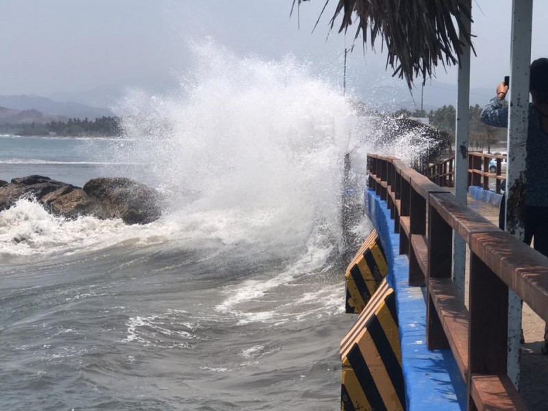 Sin daños por efectos de mar de fondo