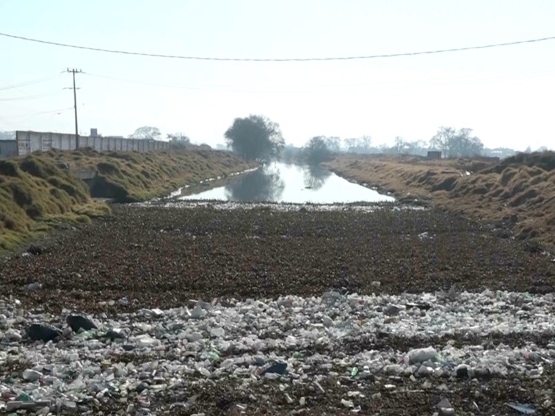 Sin deszolvar Río Lerma a su paso por Temoaya