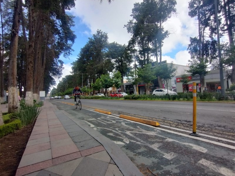 Sin educación vial, invaden ciclovías