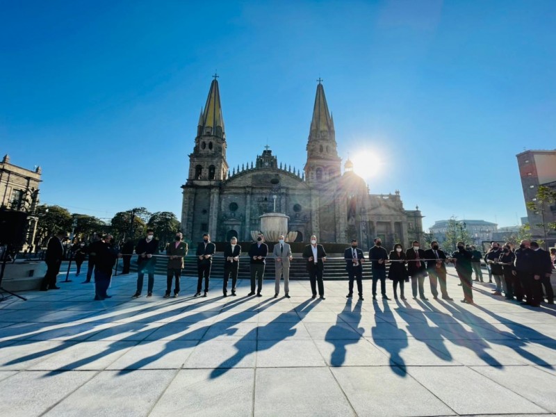 Sin eventos masivos celebran el aniversario 479 de Guadalajara