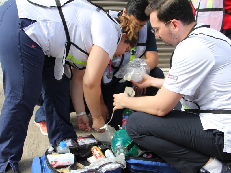 Sin incidentes, Simulacro S19 en UPAEP