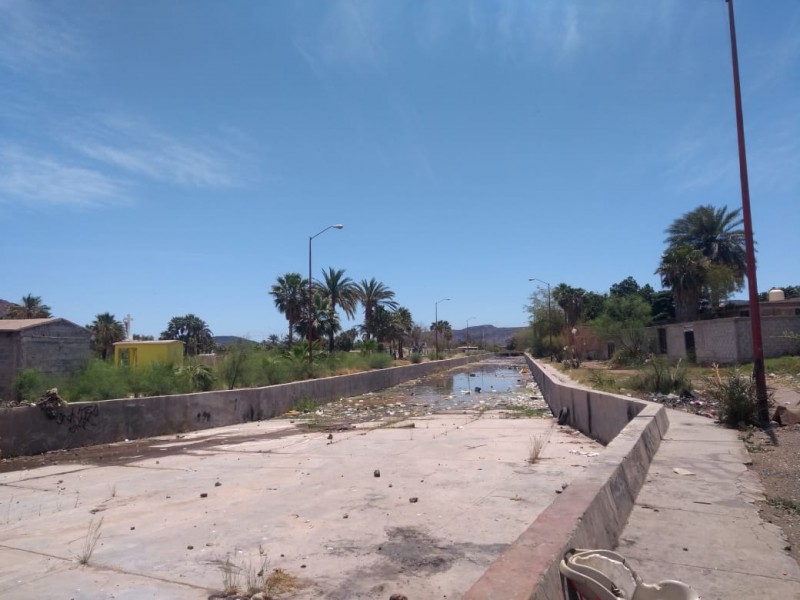 Sin peligro canal pluvial de San Vicente