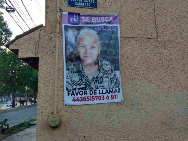 Sin rastro de abuelita Mari, desaparecida hace 5meses