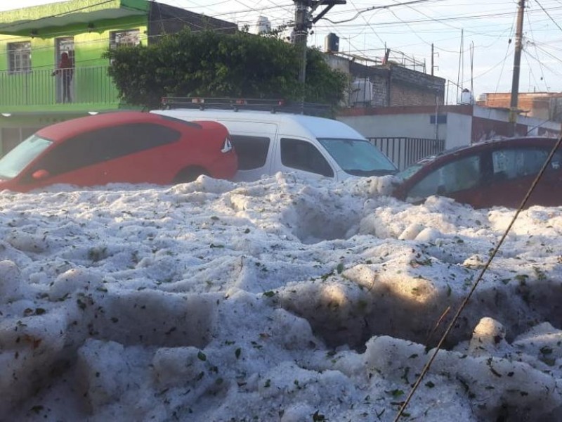 Sin recibir apoyo afectados por Granizada en Guadalajara