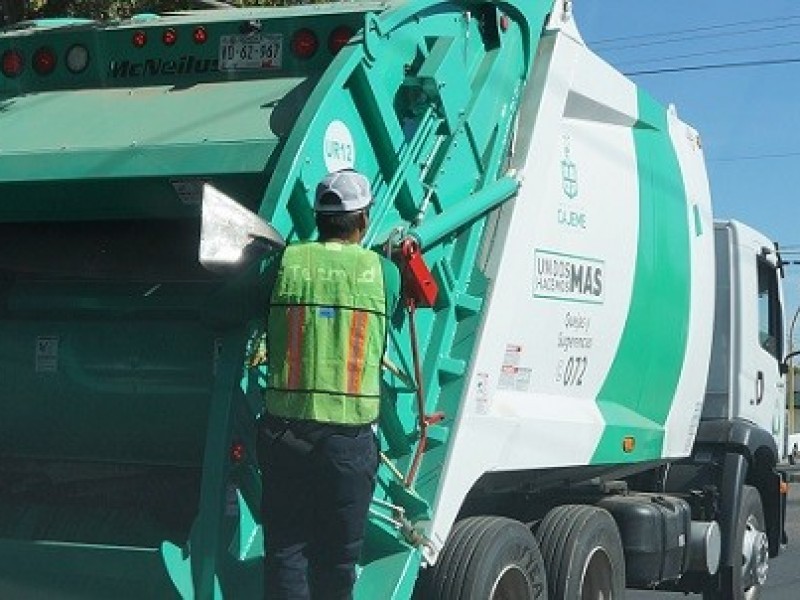 Sin recolección de basura por días festivos