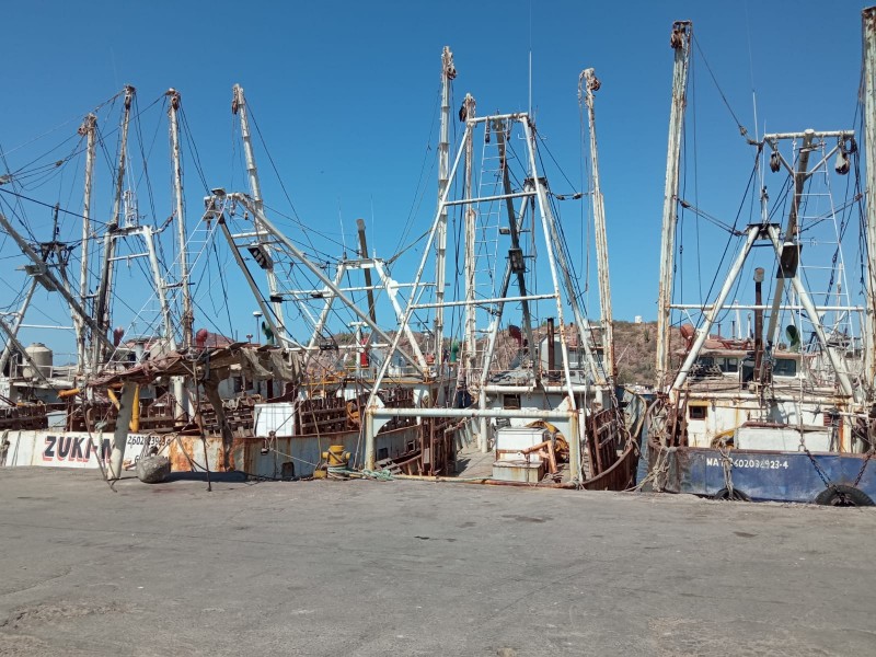 Sin recursos y apoyos hombres del mar, muelle está desolado