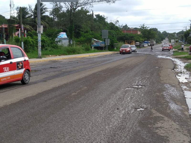 Sin reporte de daños en carreteras de Tuxpan