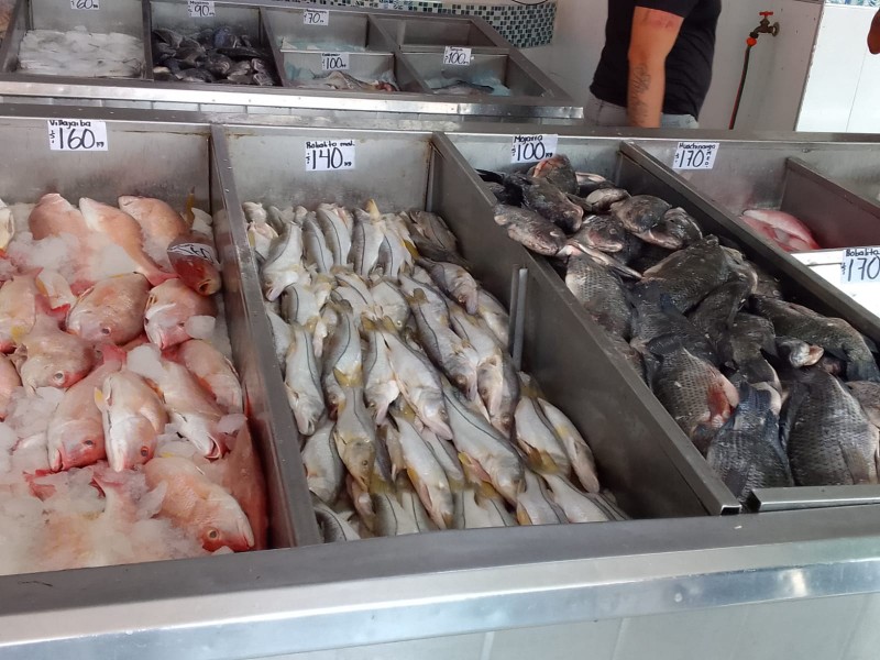 Sin repuntar la venta de pescados y mariscos en Veracruz