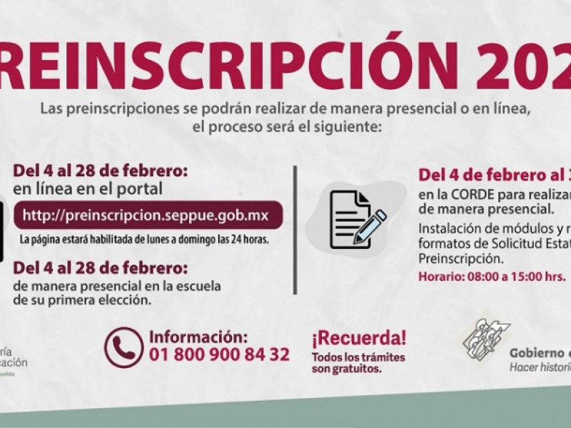 Sin responder el 01800 para atender problemas de preinscripciones