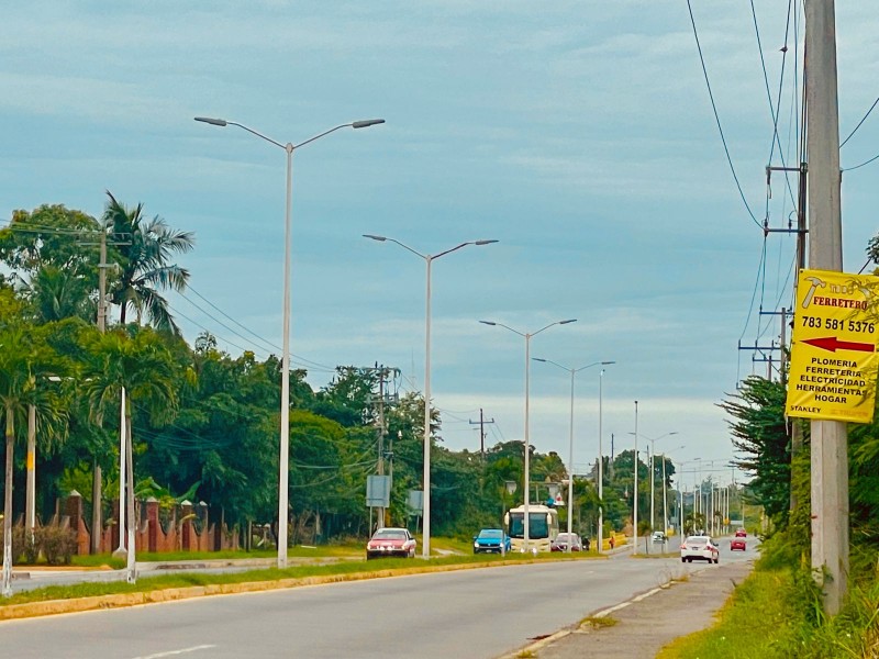 Sin respuesta reportes de falta de alumbrado público en Tuxpan