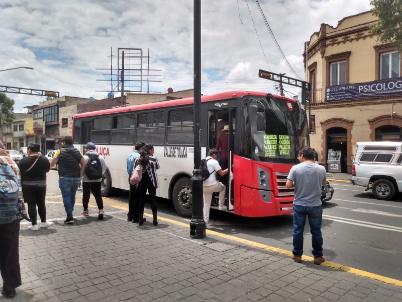 Sin sanciones a transporte público