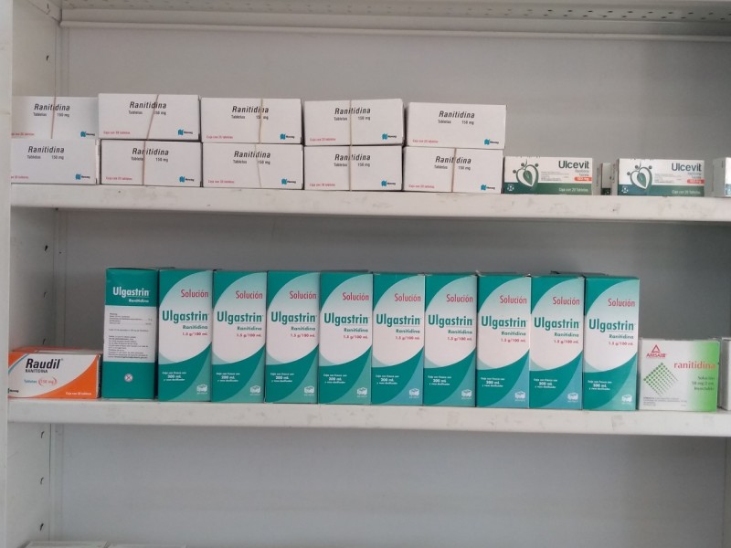 Sin ser notificadas Farmacias por prohibición de Ranitidina