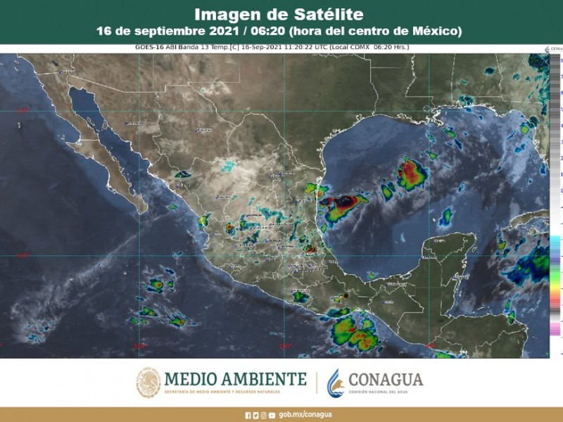 Sin soltar el paraguas...se esperan lluvias en el país: Conagua