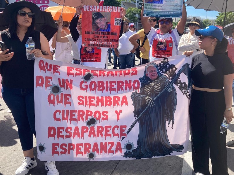 Sinaloa no confía en su Gobernador,afirman Asociaciones Civiles tras marcha exigiendo paz