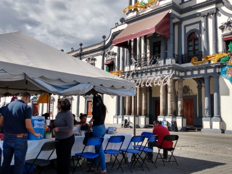 Sindicato de salud mantiene plantón en Av. México