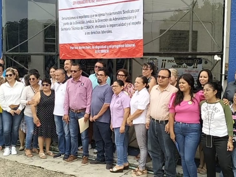 Sindicato de Trabajadores del COBACH denuncia acoso laboral