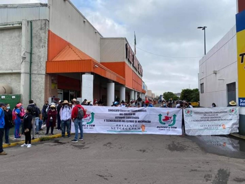 Sindicato del Cecytem alista marcha por sus pagos