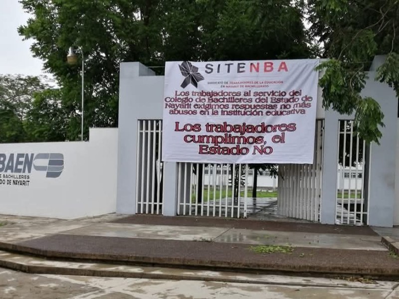 Sindicato del Colegio de Bachilleres de Nayarit denuncia incumplimientos salariales