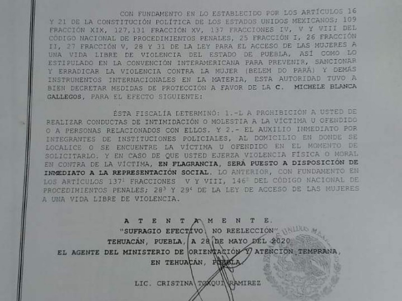 Síndico pide medidas cautelares contra mujer quejosa