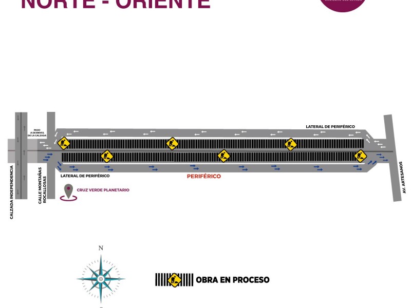 SIOP abrirá otros frentes de repavimentación en Periférico