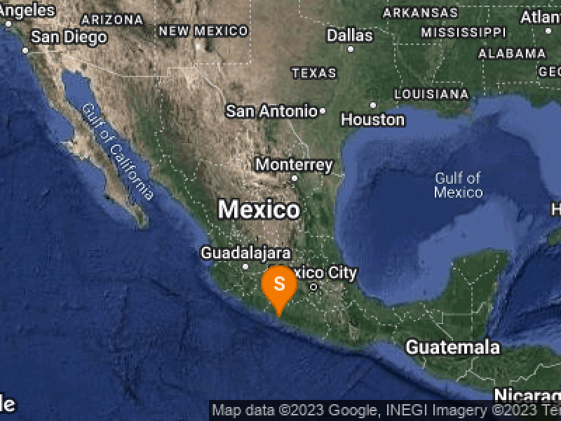 Sismo de 4.4 sacude a Petatlán, Guerrero