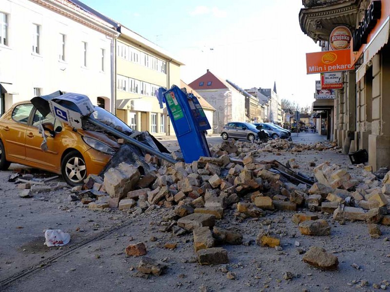 Sismo de 6.4 grados sacude a Croacia