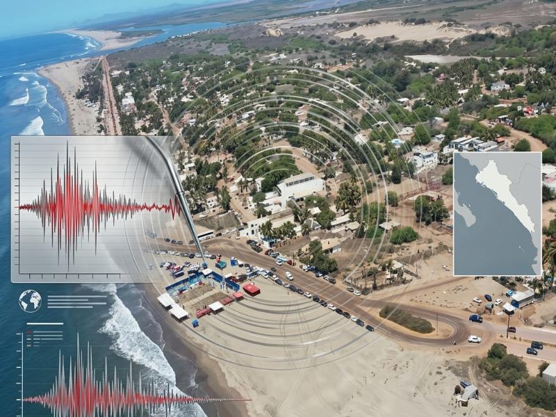 Sismo de magnitud 4.3 se registra al suroeste de Guasave; Sin daños