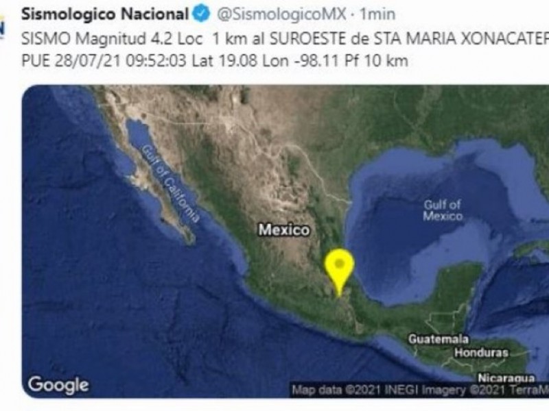 ¡Sismo en Puebla! El epicentro, Santa María Xonacatepec