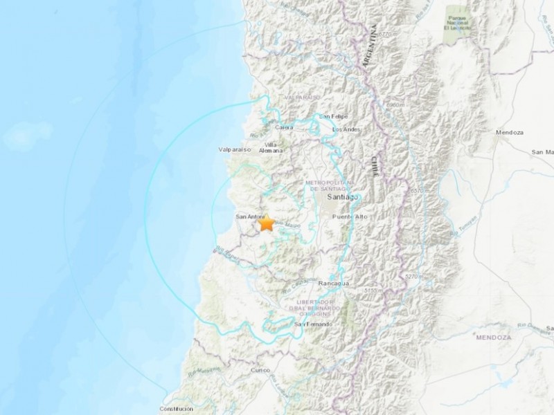 Sismo magnitud 5.6 sacude Chile