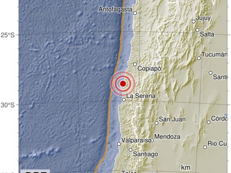 Sismo magnitud 6.6 sacude Chile
