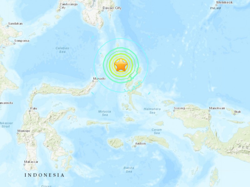 Sismo magnitud 7.0 sacude las costas de Indonesia