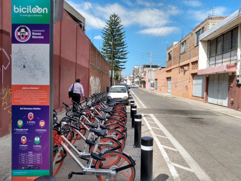 Sistema Bici Pública no es utilizado por leoneses