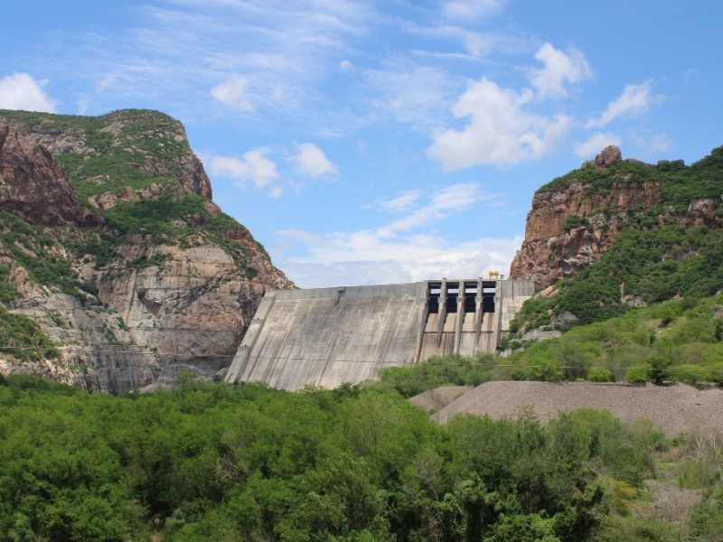 Sistema Río Fuerte continúa crítico, presa Huites se ubica al 23.2%