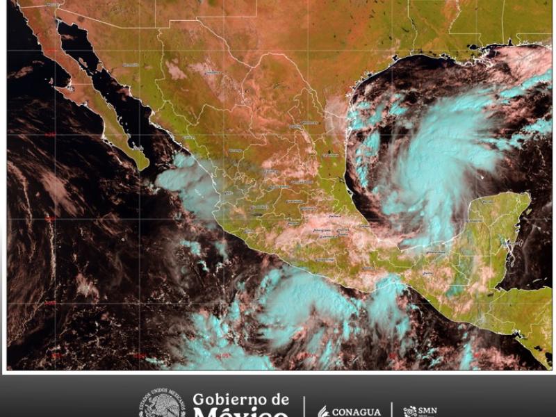 Sistema tropical afectará costas de Sinaloa; lluvias menores en Durango.