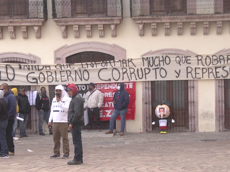 SITEZ realiza protesta en contra del Gobernador Alejandro Tello