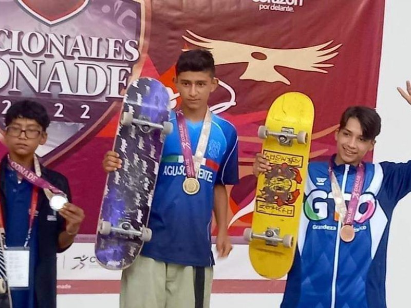 Skates suben al podio por primera vez