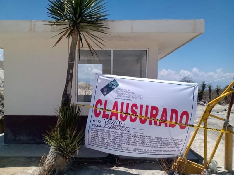 SMADSOT impone clausura temporal al relleno sanitario de Tehuacán