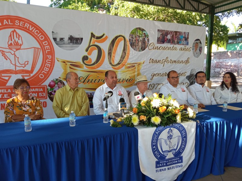 SNTE #1 celebra 50 aniversario con eventos todo el ciclo escolar