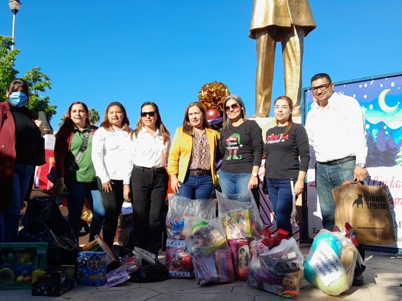 SNTE realiza colecta de juguetes para niños de escasos recursos