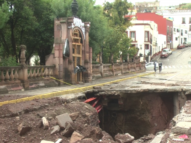 Socavón es considerado como foco rojo