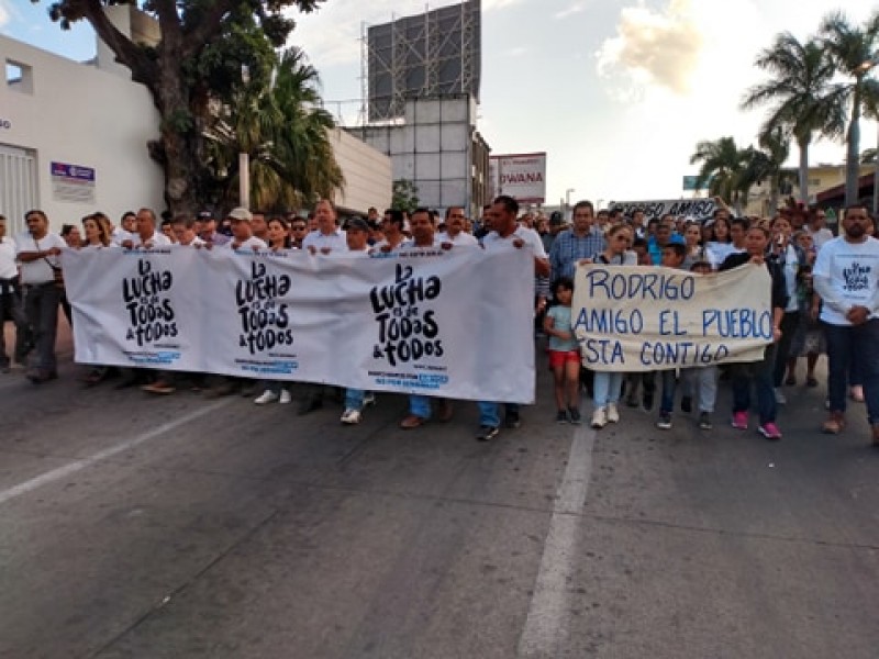 Sociedad civil marchó a favor de González Barrios