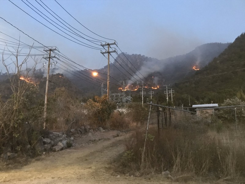 Solicitan helibalde para atender incendio en Tuxpan; lleva 5 días