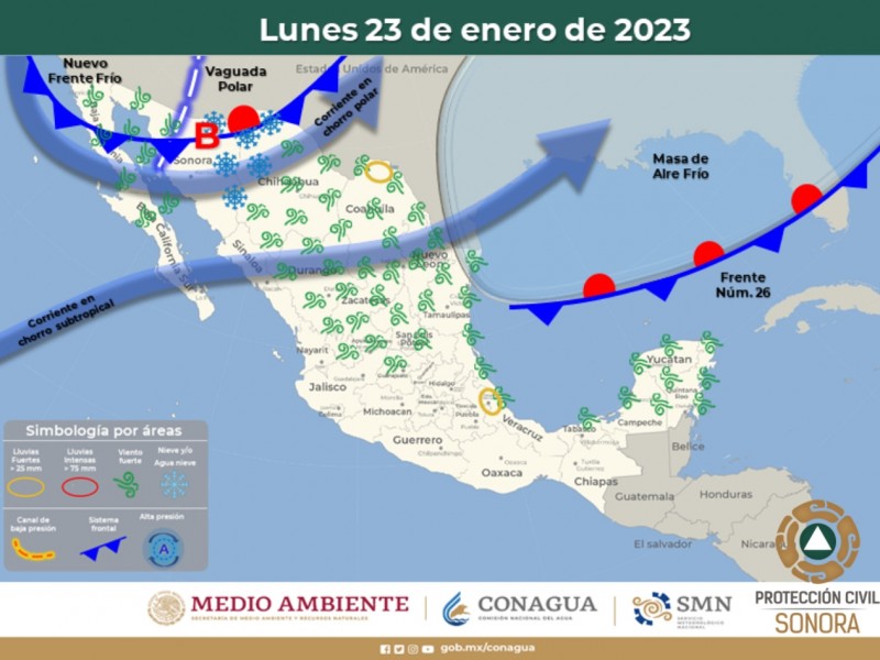 PC solicita activación de COE por frío en Sonora