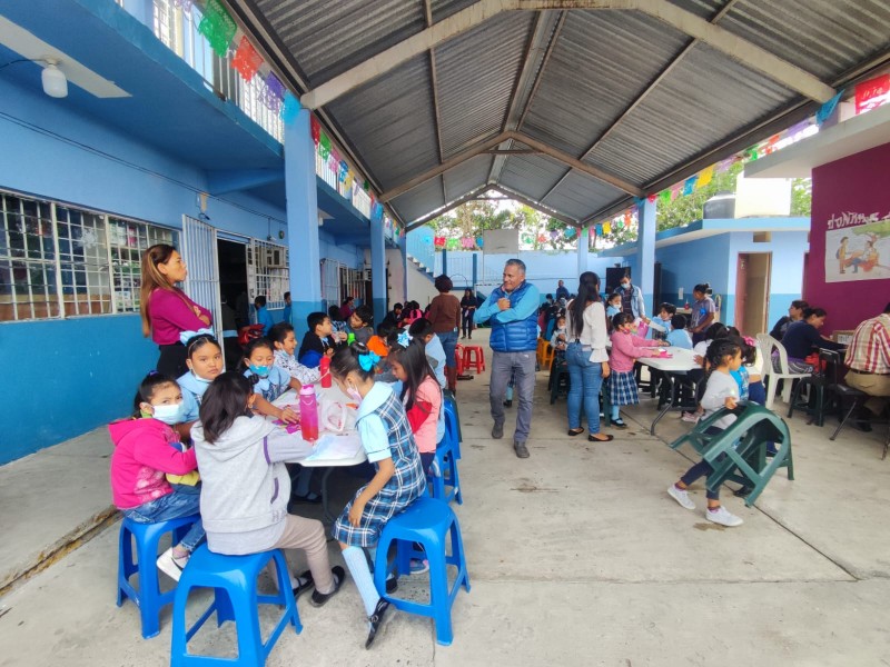 Solicitan apoyo alimentario para Escuela de Tiempo Completo de Tuxpan