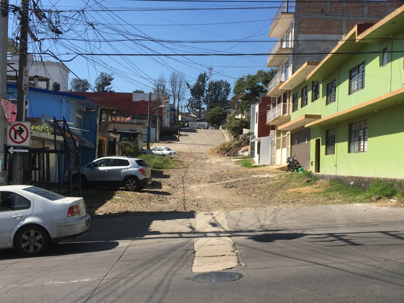 Solicitan pavimentación total de Privada Francisco I. Madero