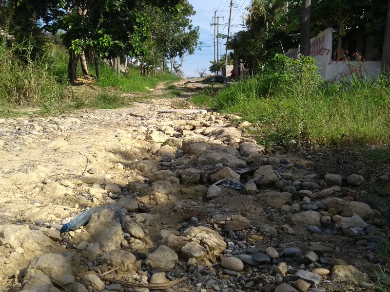 Solicitan rehabilitación de calle