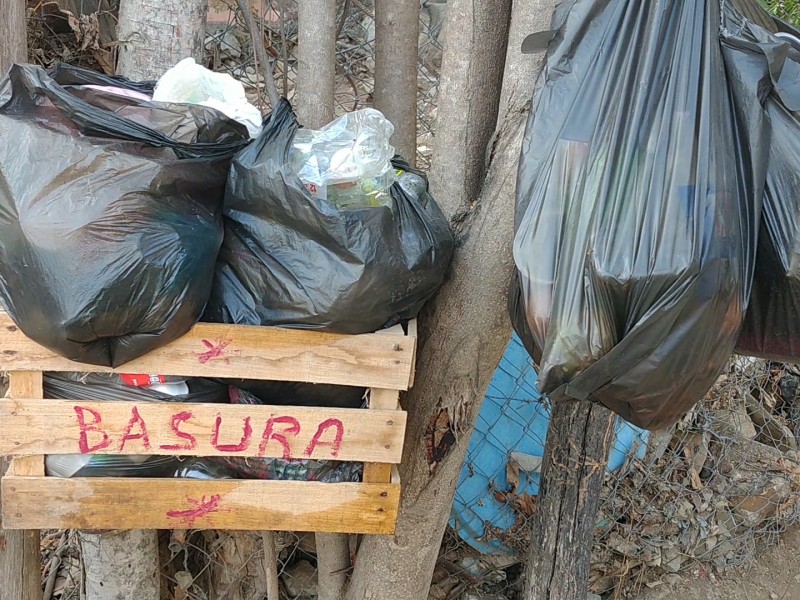 Solicitan unidad recolectora de basura en Lomas Diamante